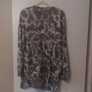 New Directions Gray Knit Top